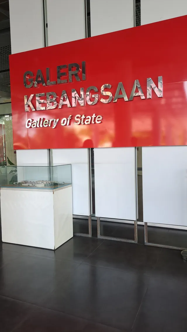 Penanda Galeri Kebangsaan di Museum Kepresidenan RI Balai Kirti, Bogor.