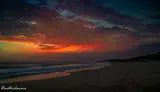 Langit senja di atas Pantai Ujung Genteng, Mei 2018. / Evening sky over Ujung Genteng Beach, May 2018.
